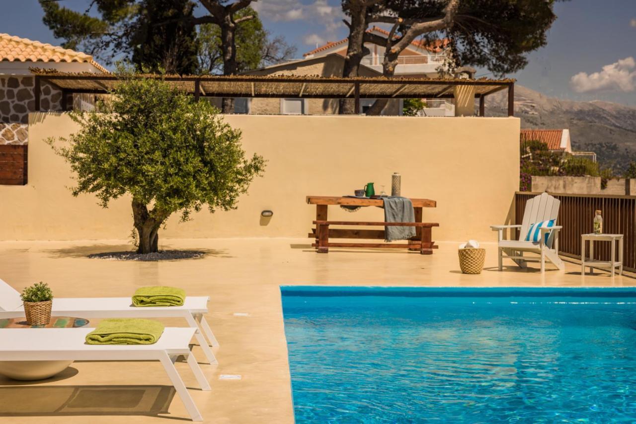 Akrolithos Villas Kouvalata ภายนอก รูปภาพ