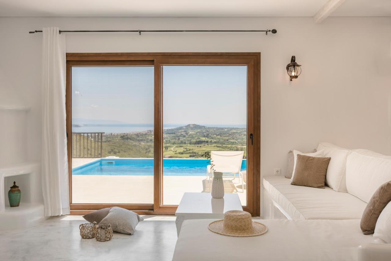 Akrolithos Villas Kouvalata ภายนอก รูปภาพ