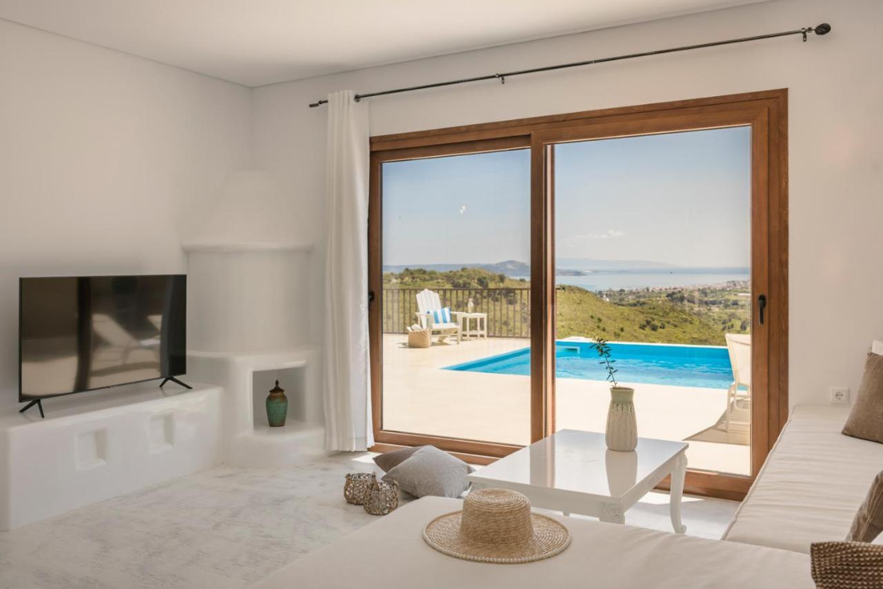 Akrolithos Villas Kouvalata ภายนอก รูปภาพ